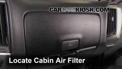 Cabin Filter Replacement: Chevrolet Silverado 1500 2014-2018 - 2014